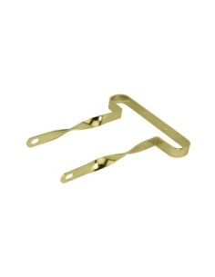 12 Lowrider Flat Twisted Bumper Front/Rear Gold.